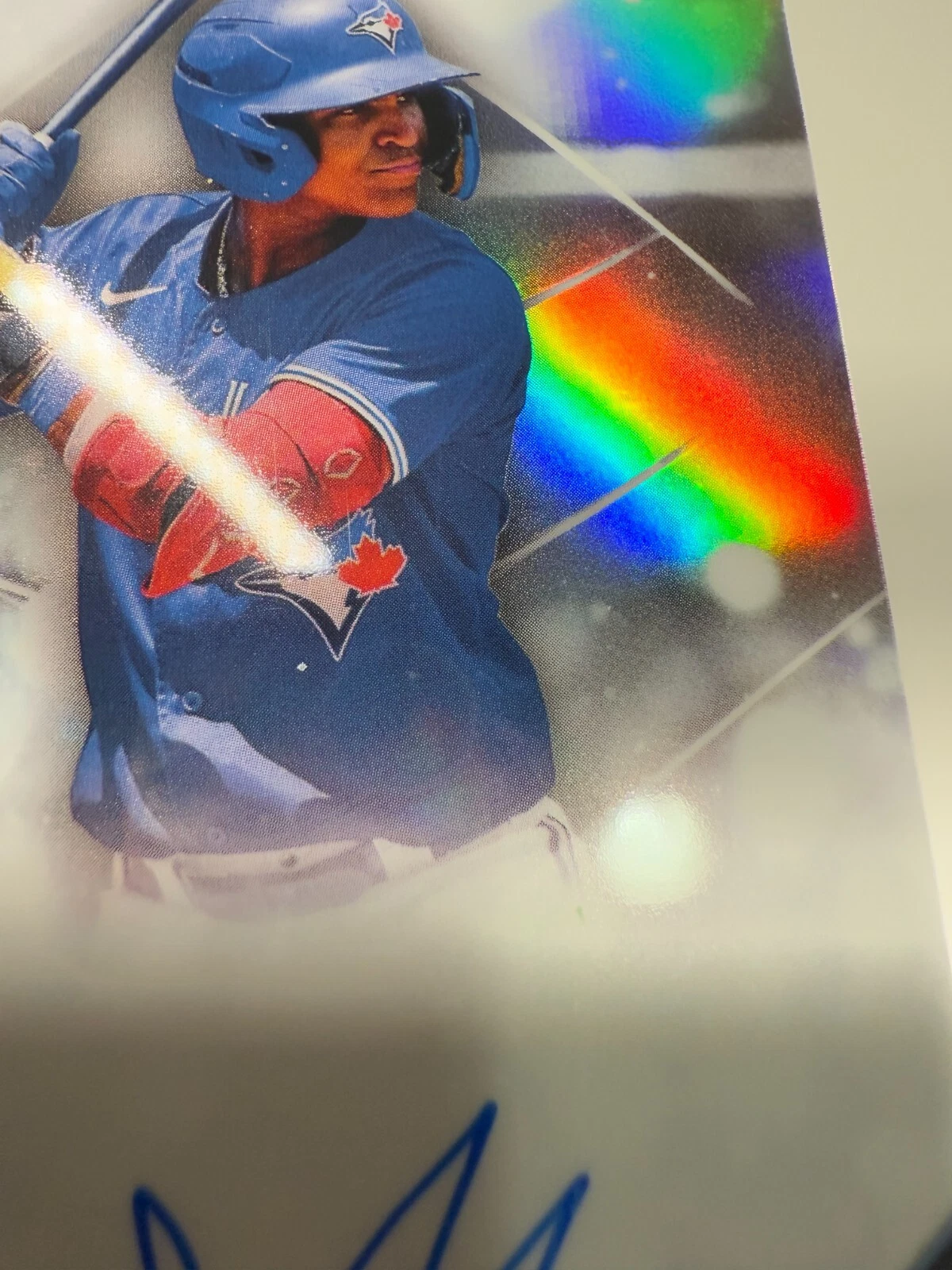 Manuel Beltre 2023 Bowman Sterling Prospect Refractor Auto /150 #PA-MB Blue Jays