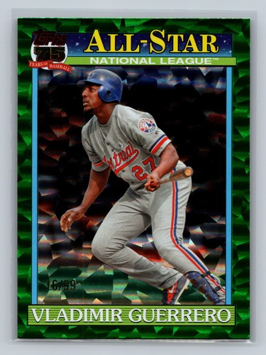 Vladimir Guerrero 2026 Topps Series 2 All-Star Green Crackle Foil /99 #91AS-37