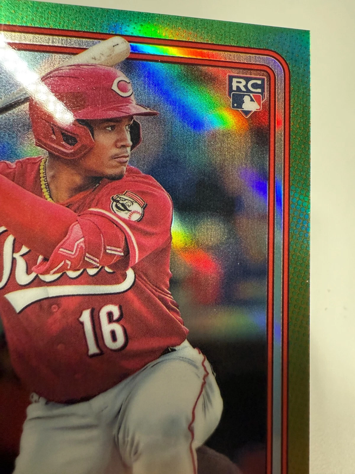 Noelvi Marte 2024 Bowman Chrome Rookie of The Year Favorites Gold Refractor /50