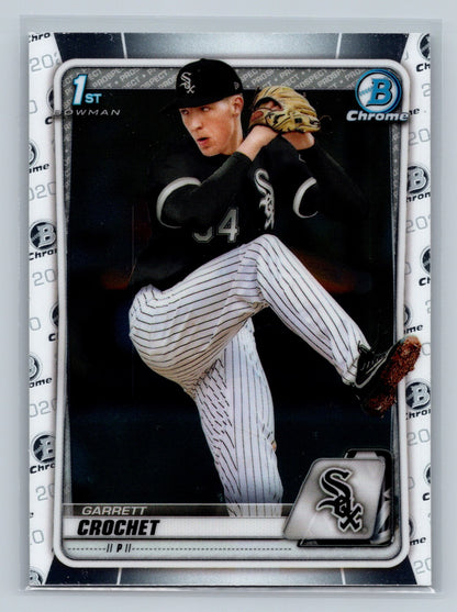 Garrett Crochet 2020 Bowman Draft Chrome 1st #BD-95 White Sox