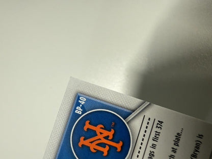 Luisangel Acuna 2024 Bowman Paper Prospect Sky Blue Border /499 #BP-40 Mets