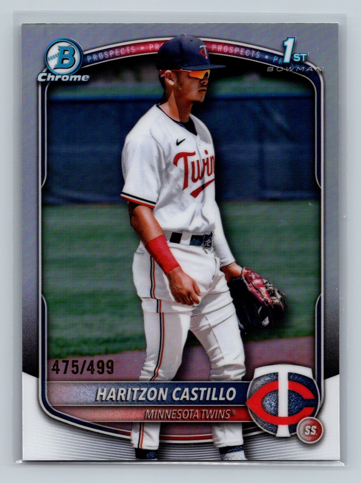 Haritzon Castillo 2025 Bowman Chrome 1st Refractor /499 #BCP-161 Twins