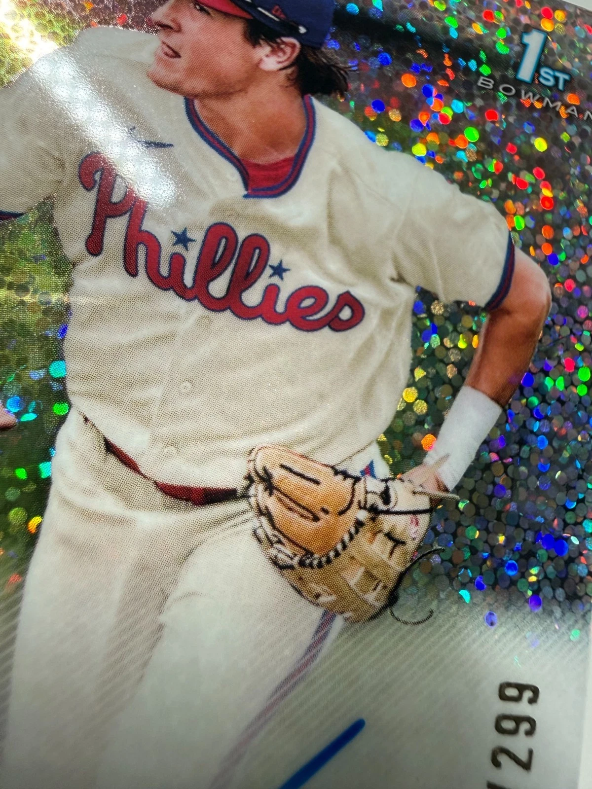 Gavin Tonkel 2022 Bowman Chrome 1st Speckle Refractor Auto /299 #CPA-GTL