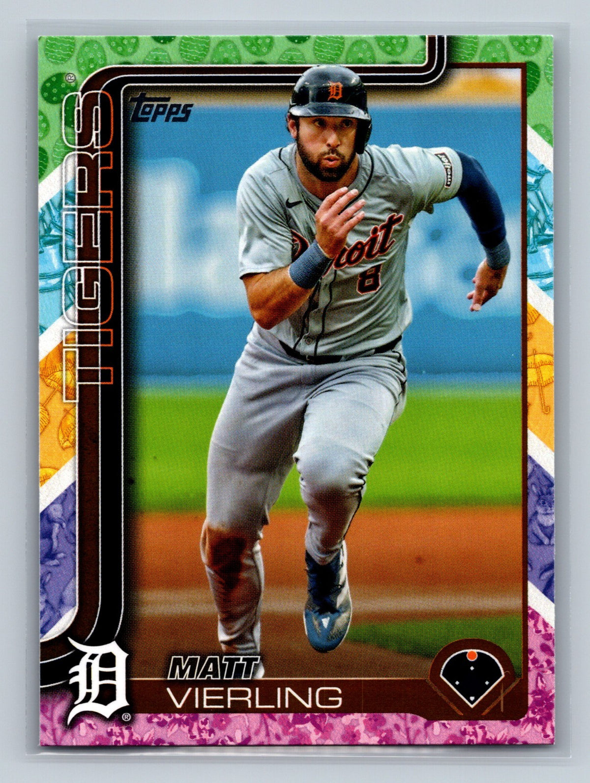Matt Vierling 2025 Series 1 Easter Egg Tin Holiday #166 Tigers