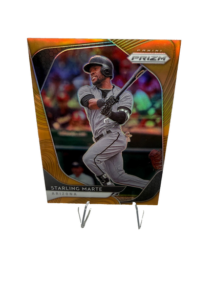 Starling Marte 2020 Panini Prizm Neon Orange /100 #41 Diamondbacks