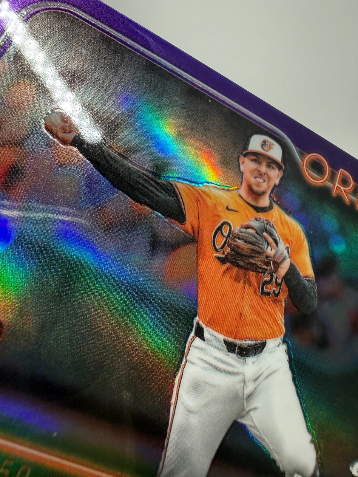 Ramon Urias 2024 Topps Chrome Update Purple Refractor /250 #USC54 Orioles