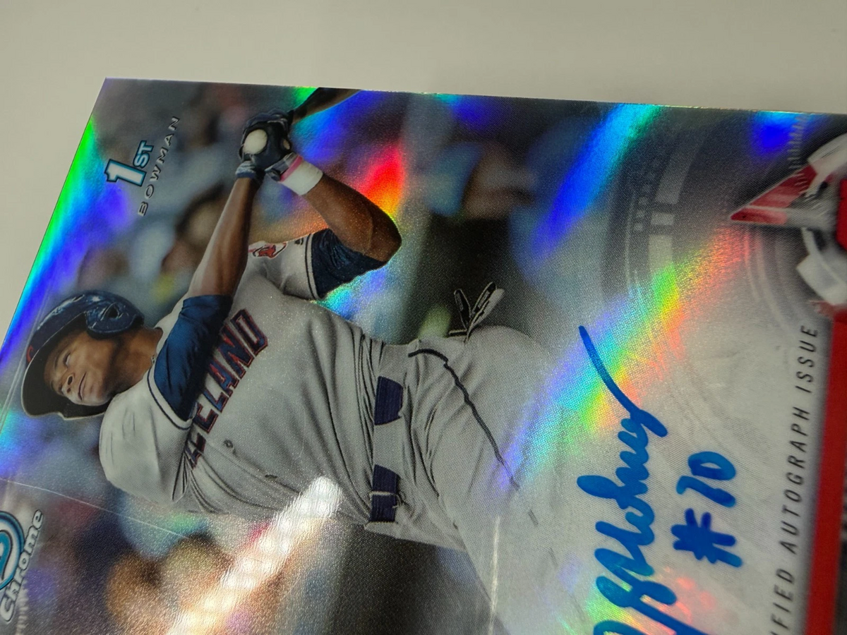 Quentin Holmes 2017 Bowman Draft Chrome 1st Refractor Auto /499 #CDA-QH