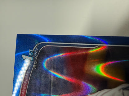 Chase Mobley 2025 Bowman Chrome 1st Blue RayWave Refractor /150 #BCP-56