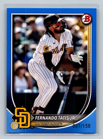 Fernando Tatis Jr. 2025 Bowman Paper Blue /150 #23 Padres