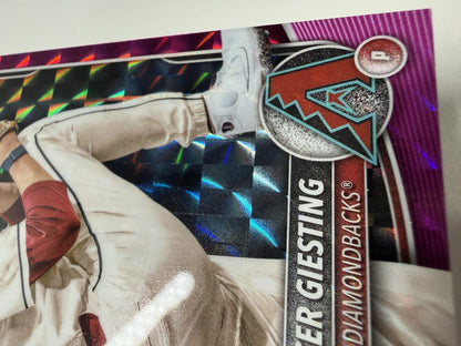 Spencer Giesting 2025 Bowman Chrome 1st Fuchsia Geometric Refractor /299