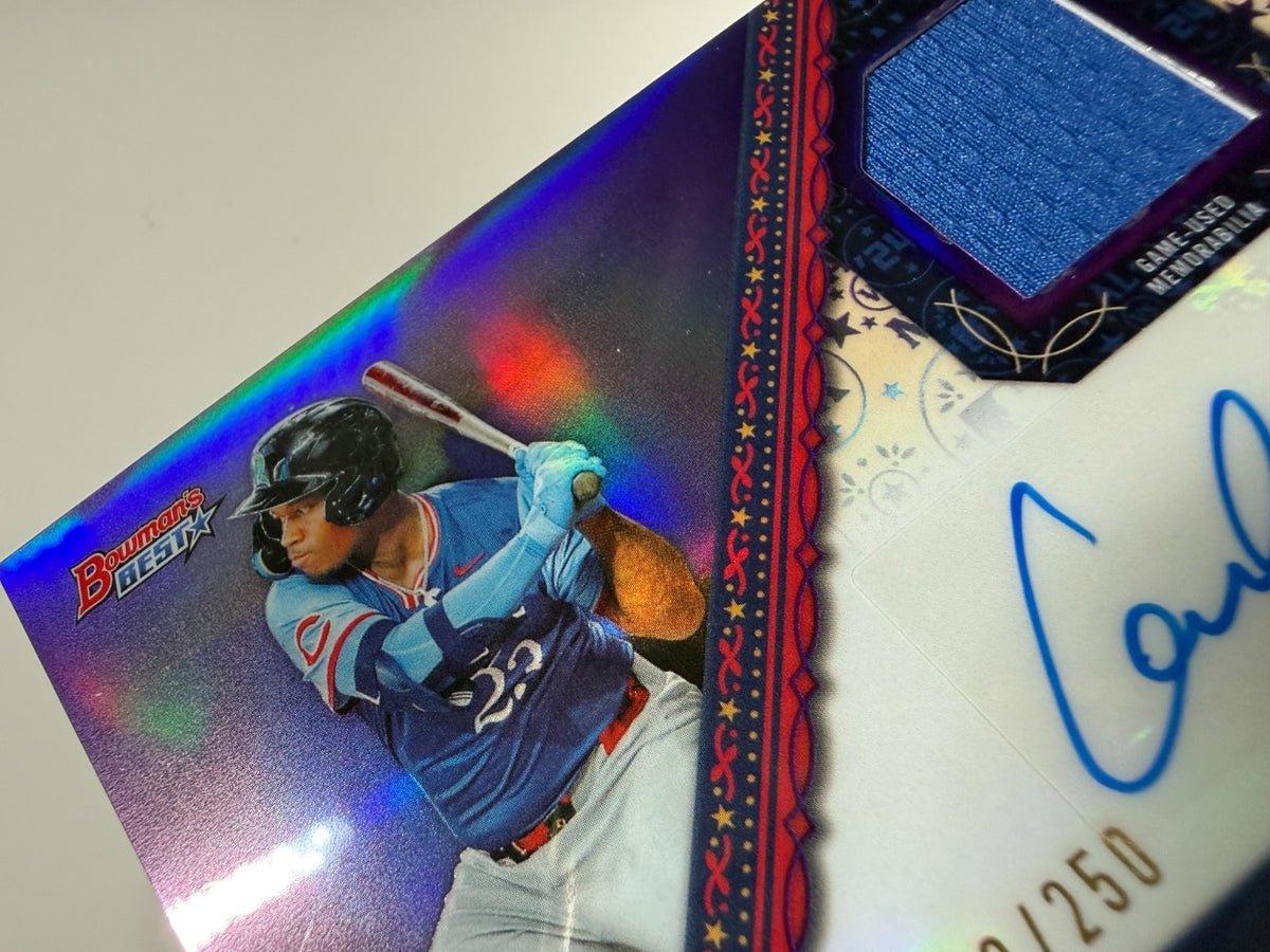 Cam Collier 2024 Bowmans Best All Star Futures Game Purple Relic Auto /250