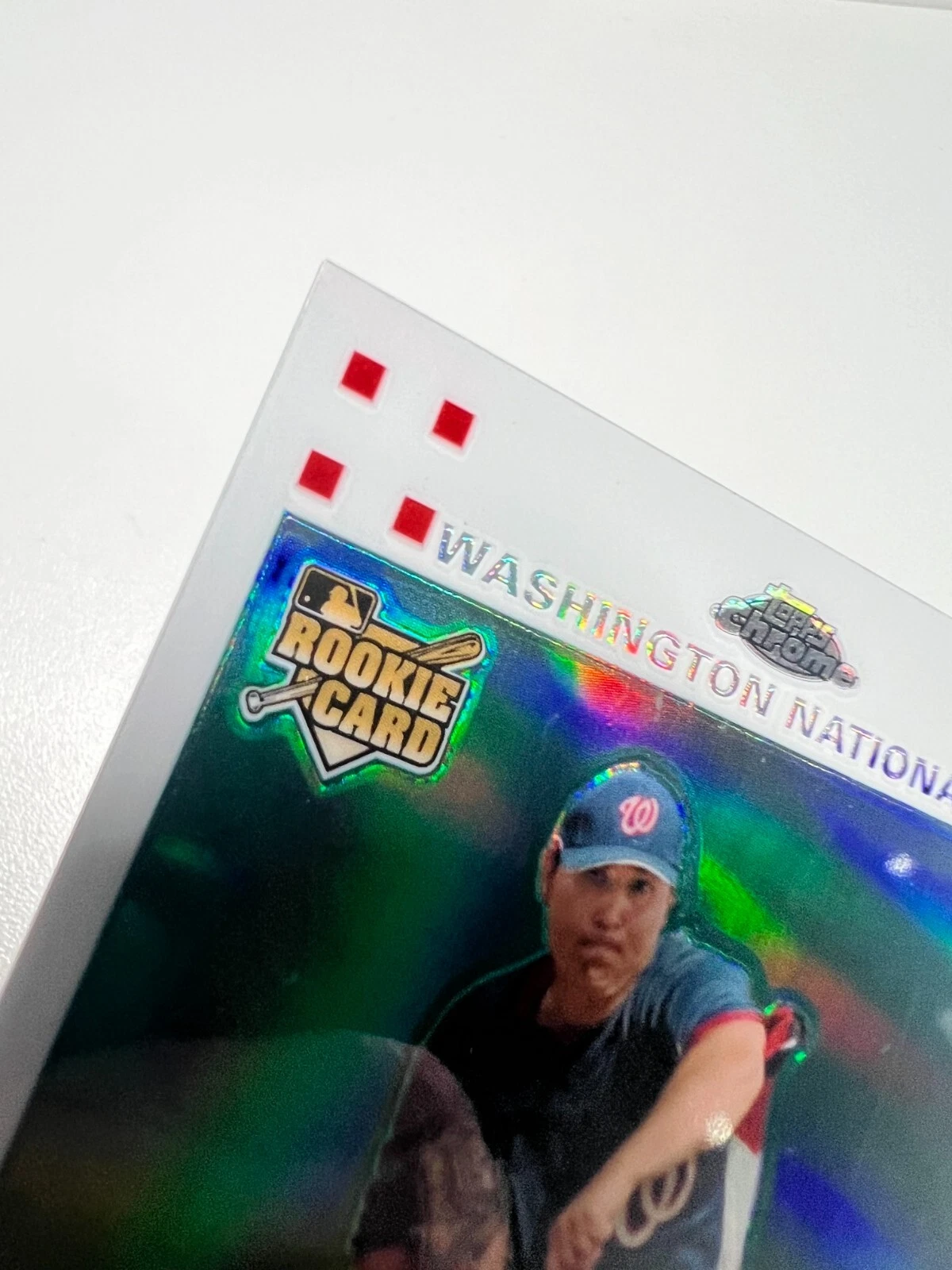 Matt Chico 2007 Topps Chrome White Refractor Auto /200 #338 Nationals