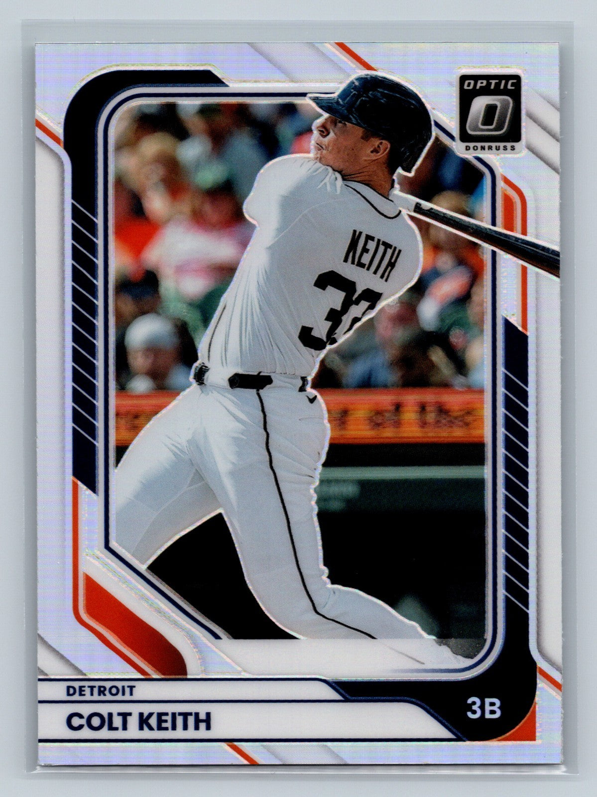 Colt Keith 2026 Panini Donruss Optic Sillver Holo Prizm #92 Tigers