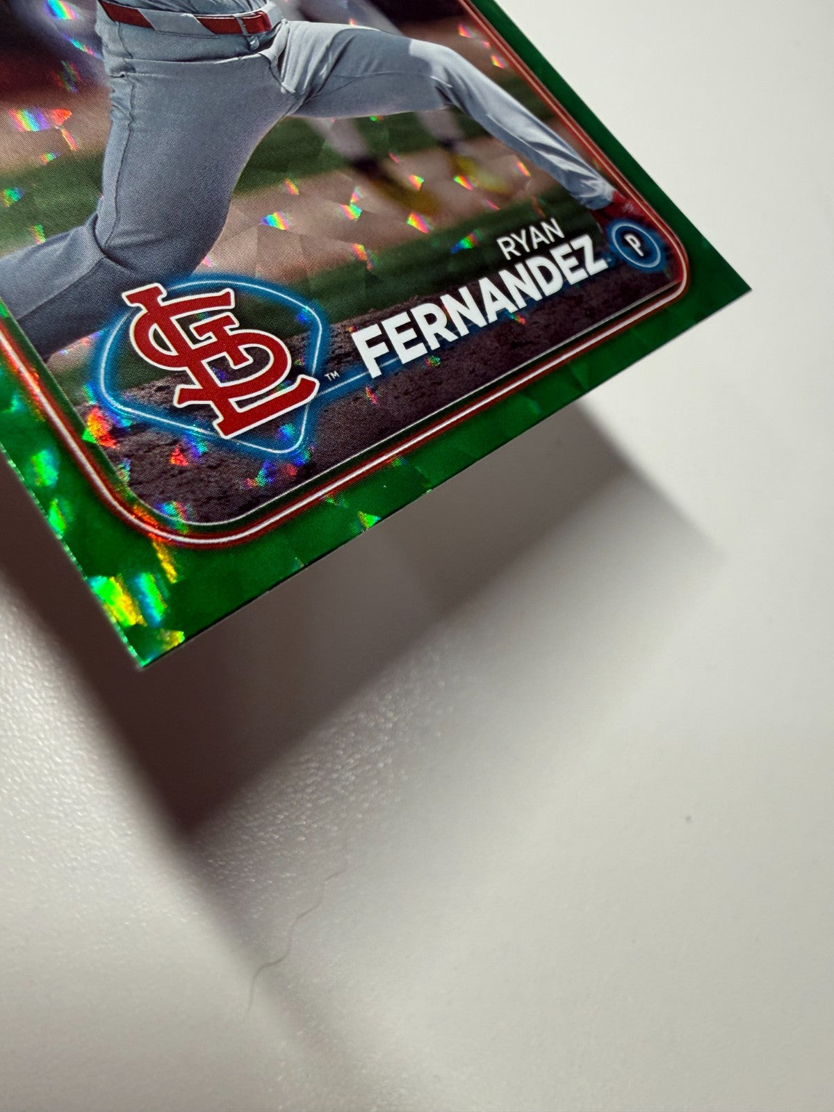 Ryan Fernandez 2024 Topps Update Series Green Foilboard RC /499 #US111 Cardinals