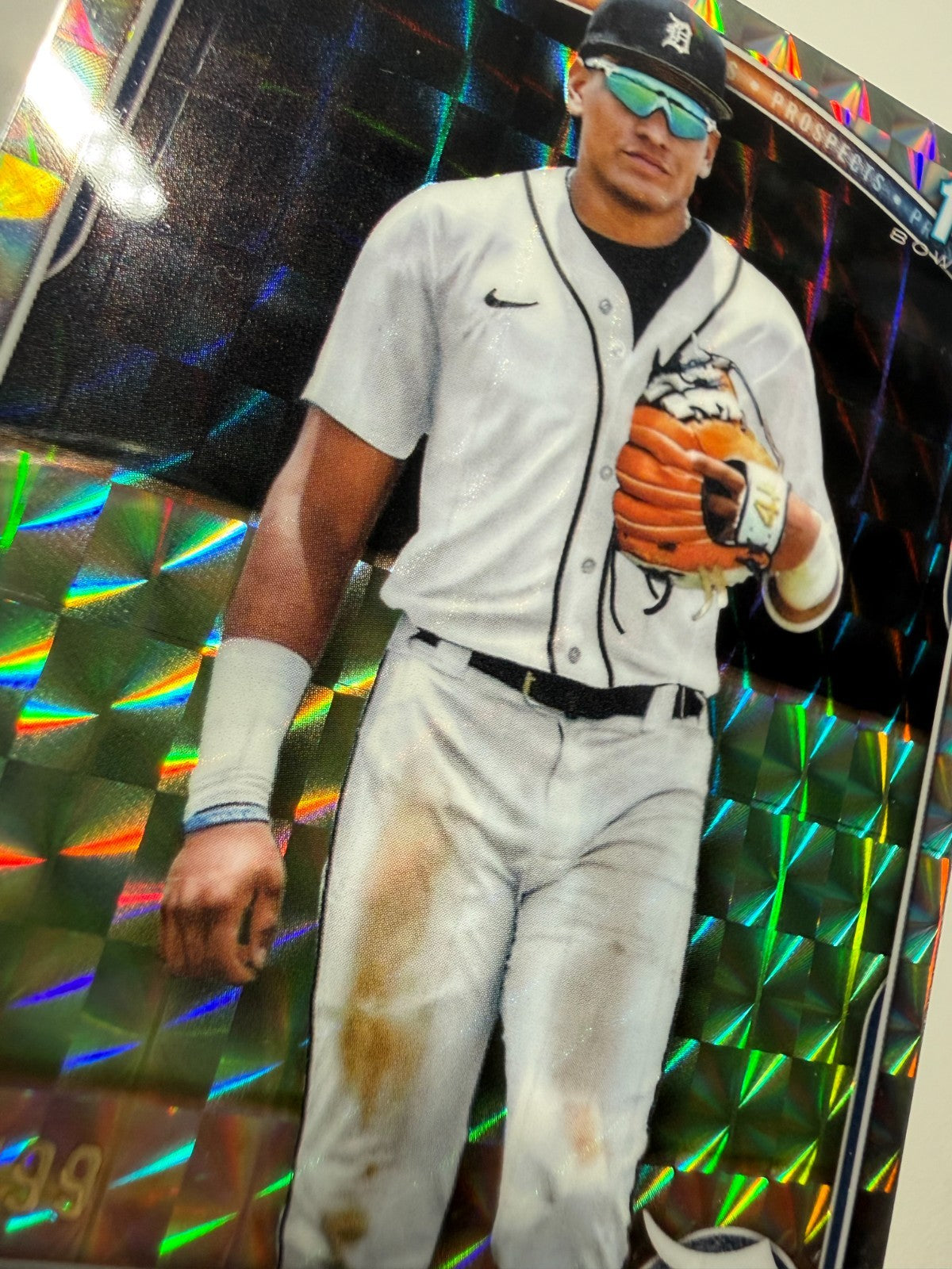 Nestor Miranda 2025 Bowman Chrome 1st Geometric Refractor /499 #Tigers