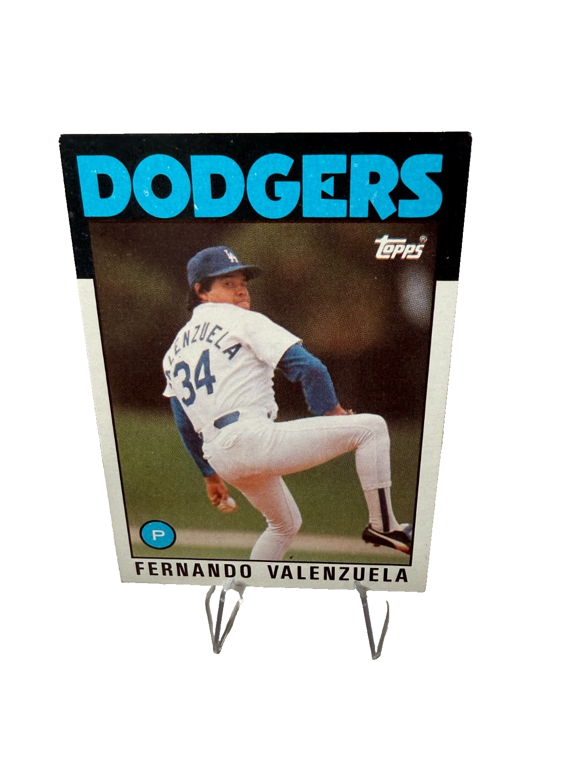 Fernando Valenzuela 1986 Topps #630 Dodgers
