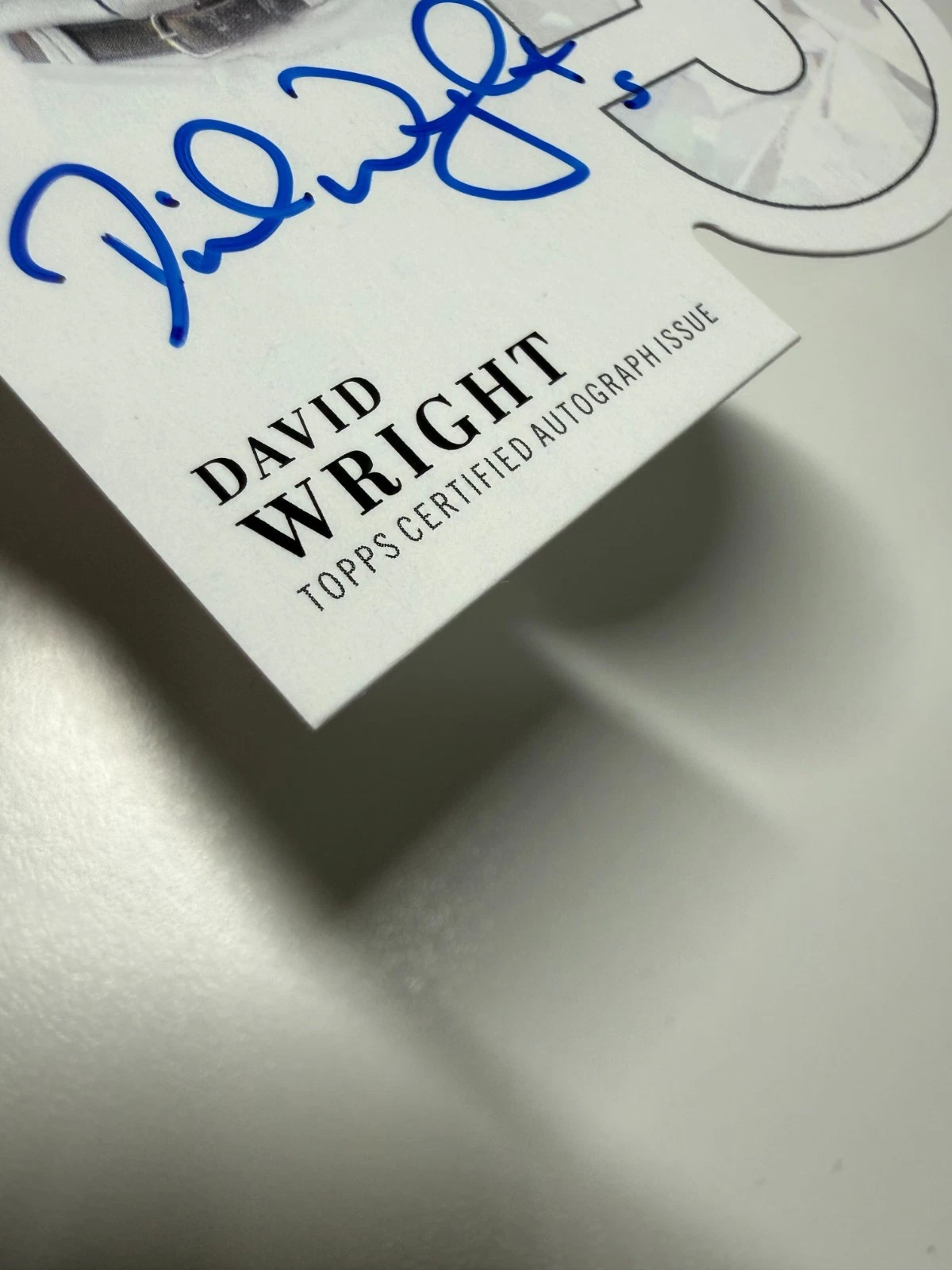 David Wright 2026 Topps Series 1 75 Years of Topps Die Cut Auto /75 #75YA-DW