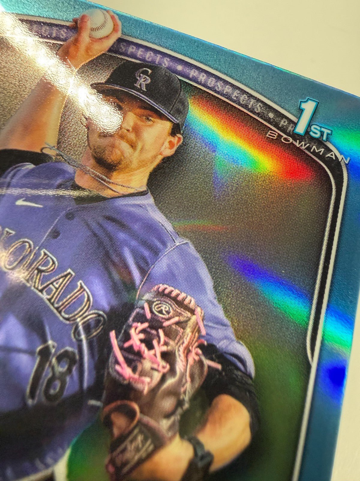 Jb Middleton 2025 Bowman Draft Chrome 1st Sky Blue Refractor #BDC-78 Rockies