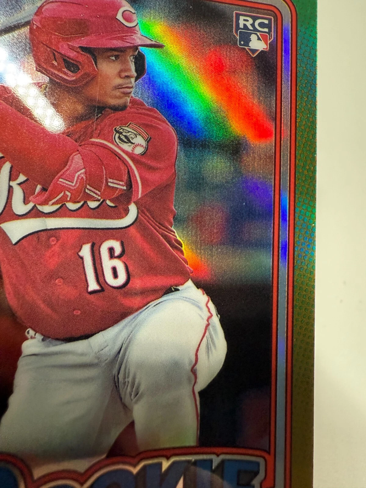 Noelvi Marte 2024 Bowman Chrome Rookie of The Year Favorites Gold Refractor /50