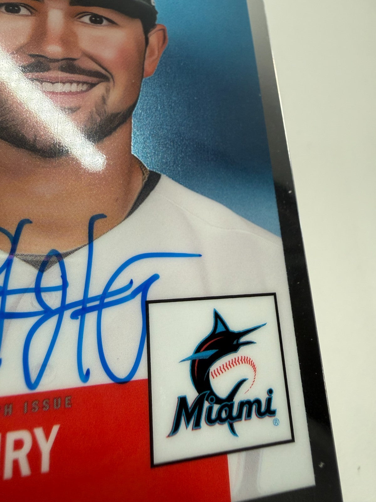 Payton Henry 2022 Topps Chrome Platinum Anniversary Auto RC #CPA-PH Marlins