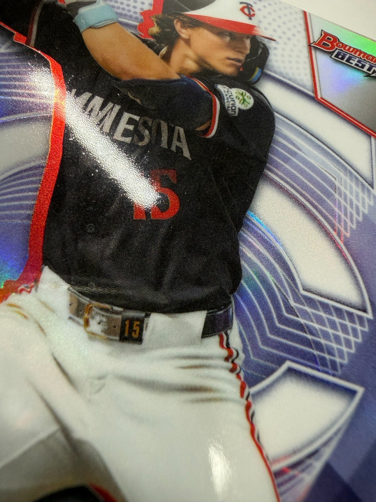Luke Keaschall 2025 Bowman's Best Refractor RC #70 Twins