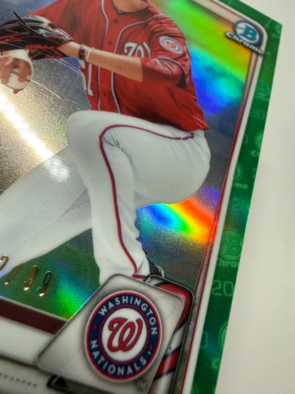 Mason Denaburg 2020 Bowman Chrome Prospects Green Refractor /99 #BCP-217