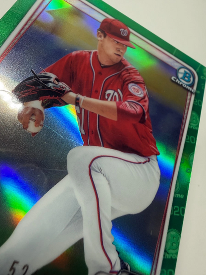 Mason Denaburg 2020 Bowman Chrome Prospects Green Refractor /99 #BCP-217