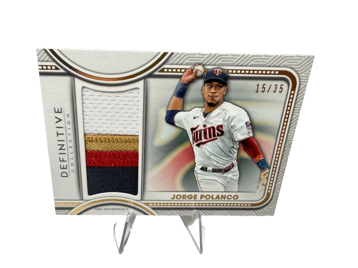 Jorge Polanco 2022 Topps Definitive Jumbo Relic /35 #DJR-JPO Twins