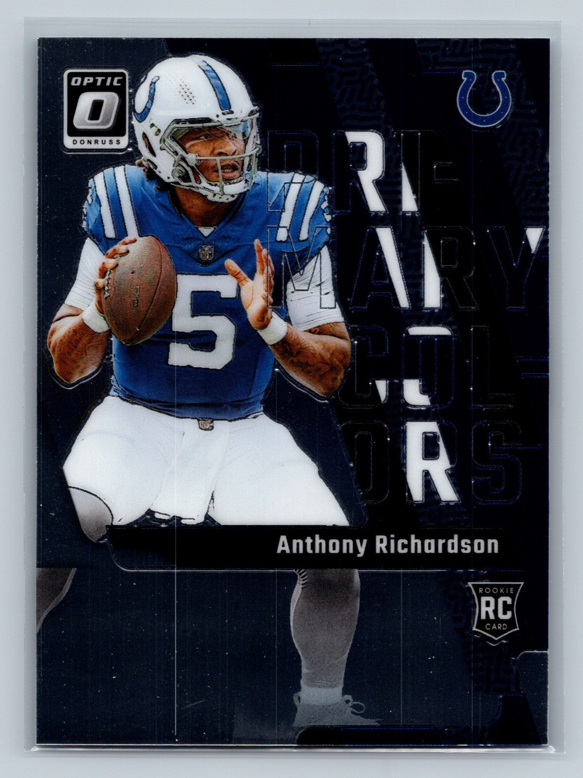 Anthony Richardson 2023 Panini Donruss Optic Primary Colors Rookie RC #1 Colts