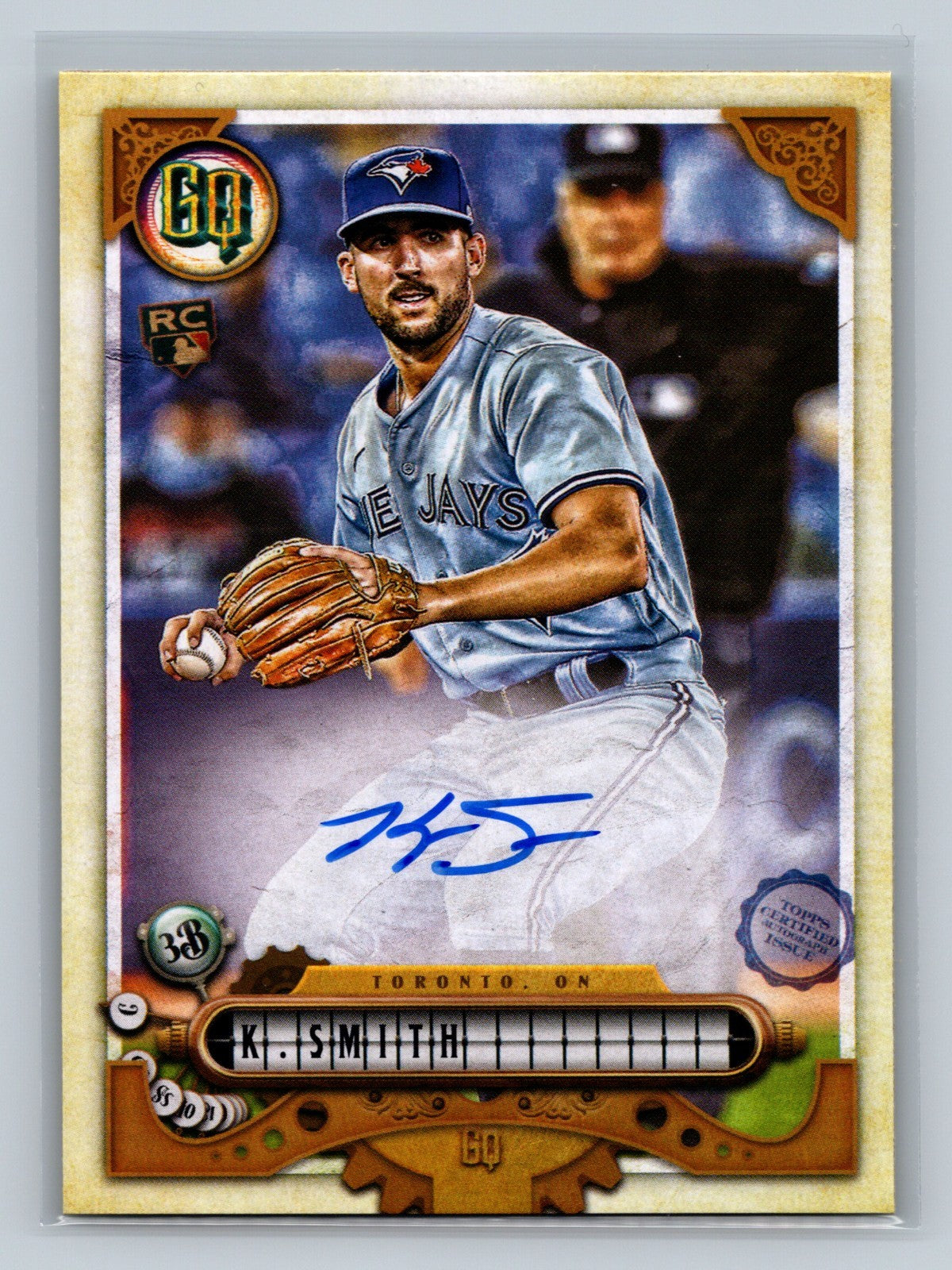 Kevin Smith 2022 Topps Gypsy Queen Auto RC #GQA-KS Blue Jays