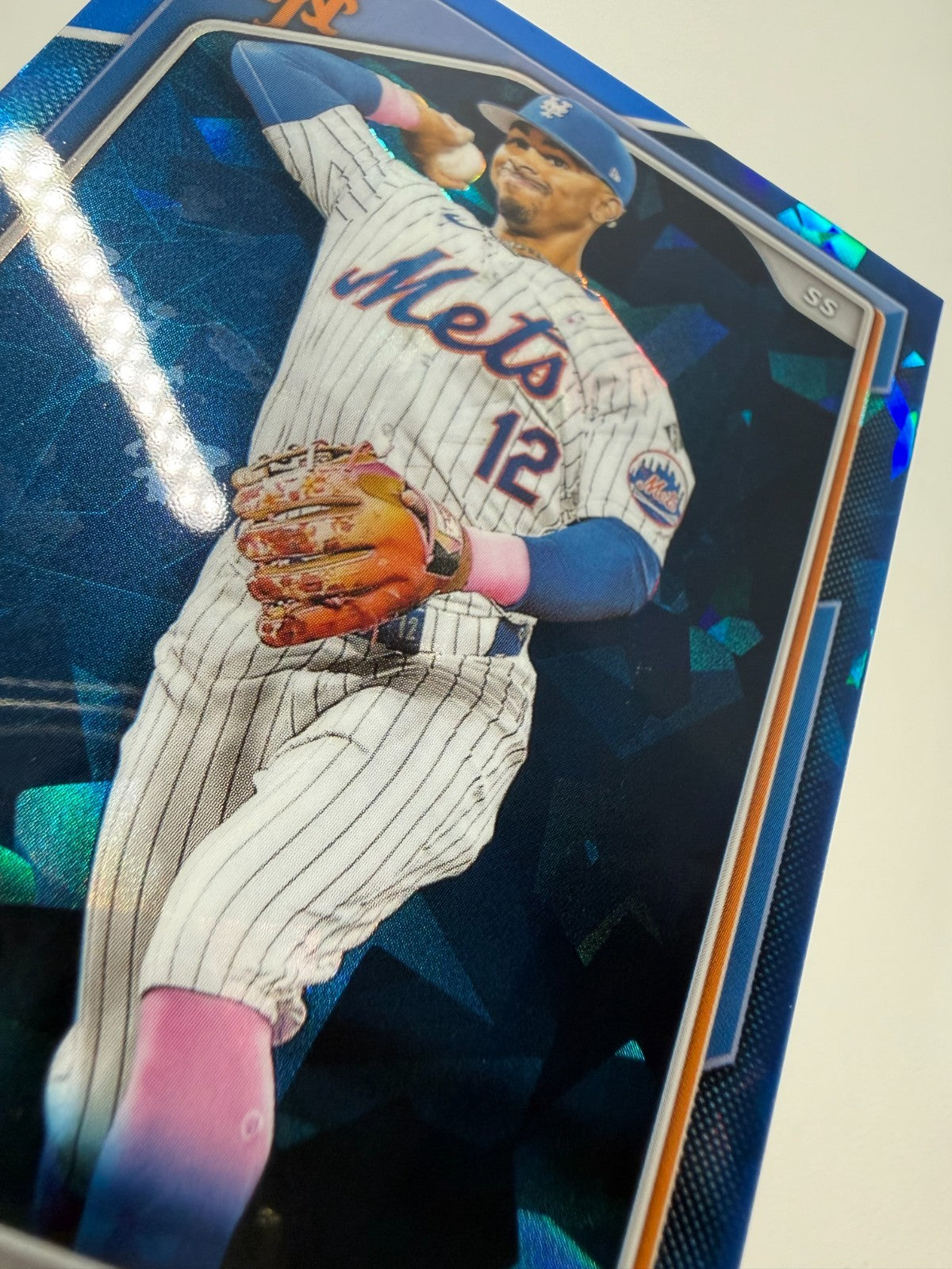 Francisco Lindor 2024 Bowman Chrome Sapphire Edition #35 Mets