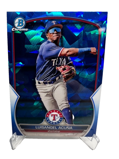 Luisangel Acuna 2023 Bowman Chrome Sapphire #BCP-230 Rangers