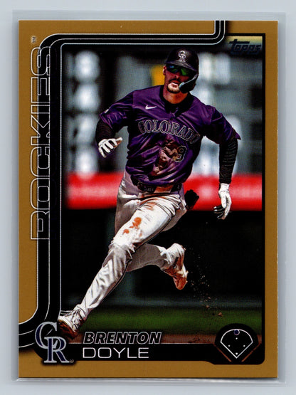 Brenton Doyle 2025 Topps Series 1 Gold /2025 #44 Rockies