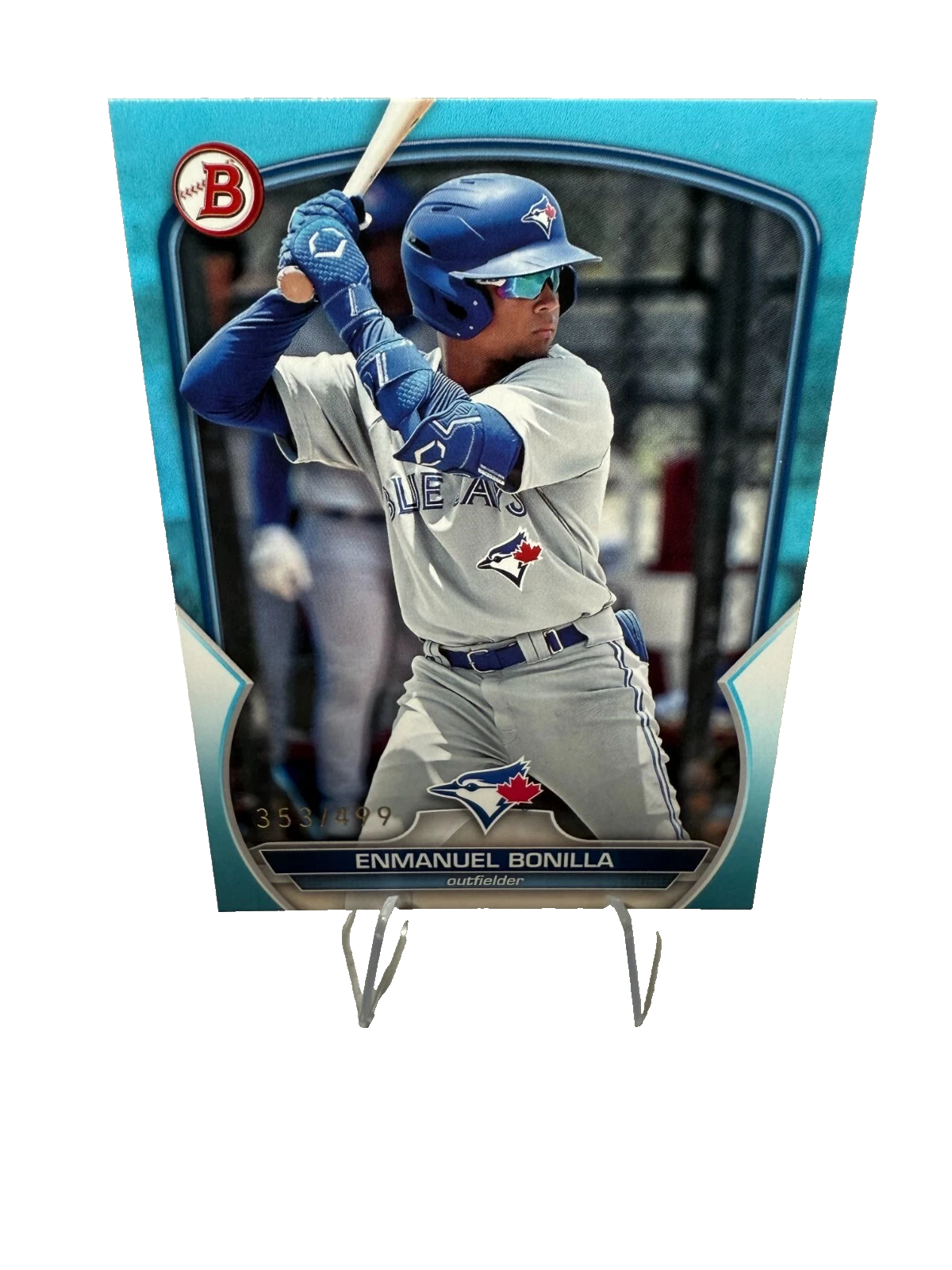 Emmanuel Bonilla 2023 Bowman Draft Paper Sky Blue /499 #BD-195 Blue Jays