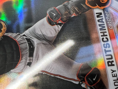 Adley Rutschman 2021 Bowman Chrome Sky Blue Refractor #BDC-31 Orioles