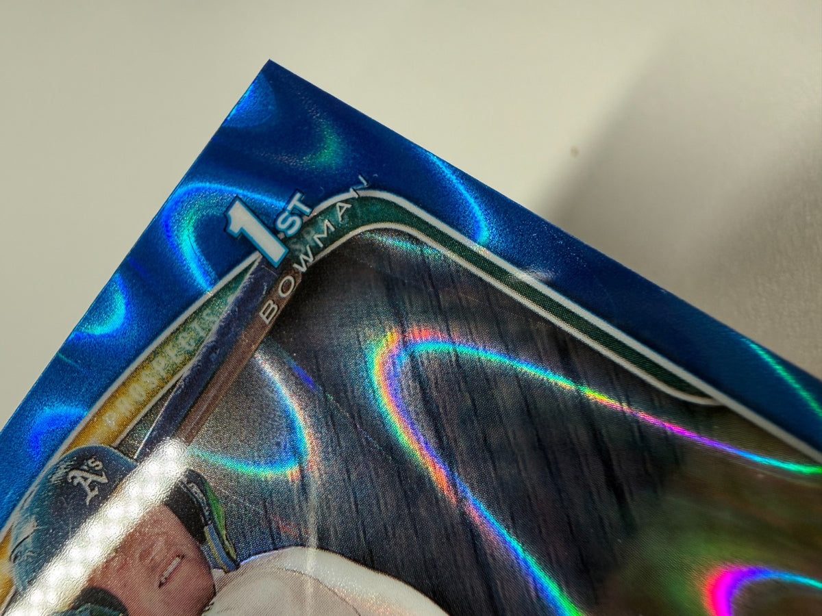 Will Simpson 2025 Bowman Chrome 1st Blue RayWave Refractor /150 #BCP-35
