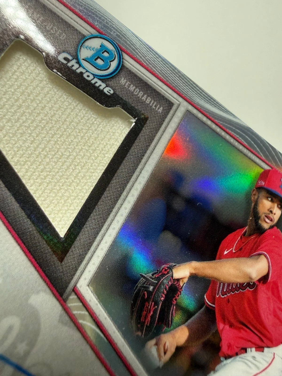Adonis Medina 2021 Bowman Chrome Relic Auto RC /130 #BCAR-AM Phillies