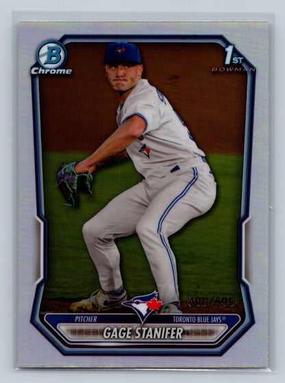 Cage Stanifer 2026 Bowman Chrome 1st Refractor /499 #BCP-37 Blue Jays