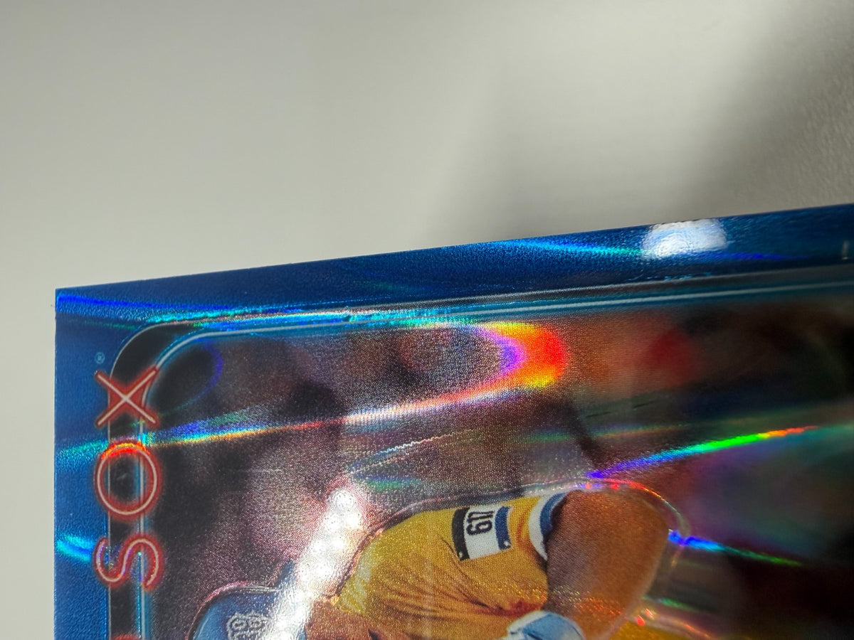 Masataka Yoshida 2024 Topps Chrome Blue RayWave Refractor /150 #63 Red Sox