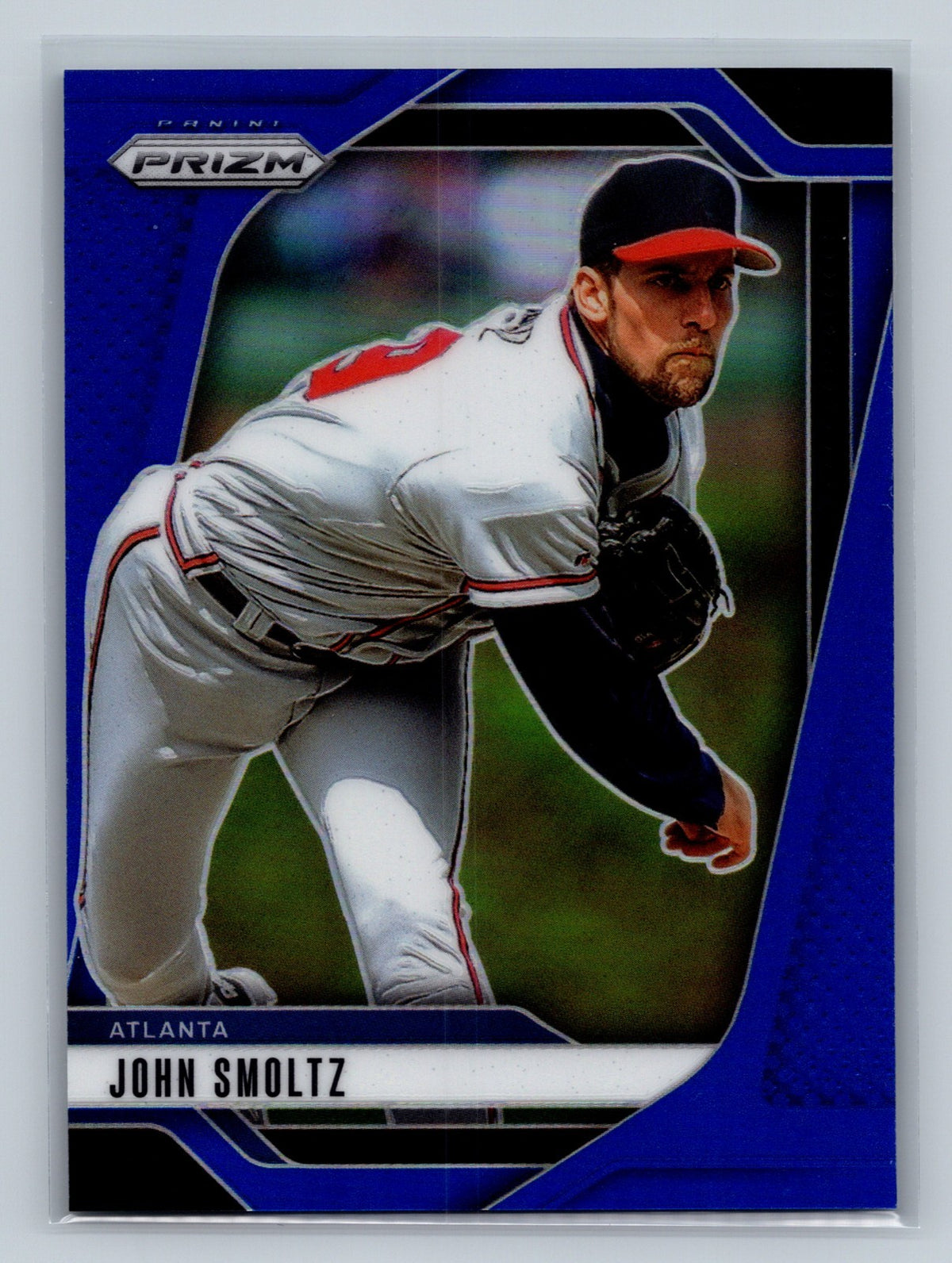 John Smoltz 2025 Panini Prizm Blue Prizm /199 #83 Braves