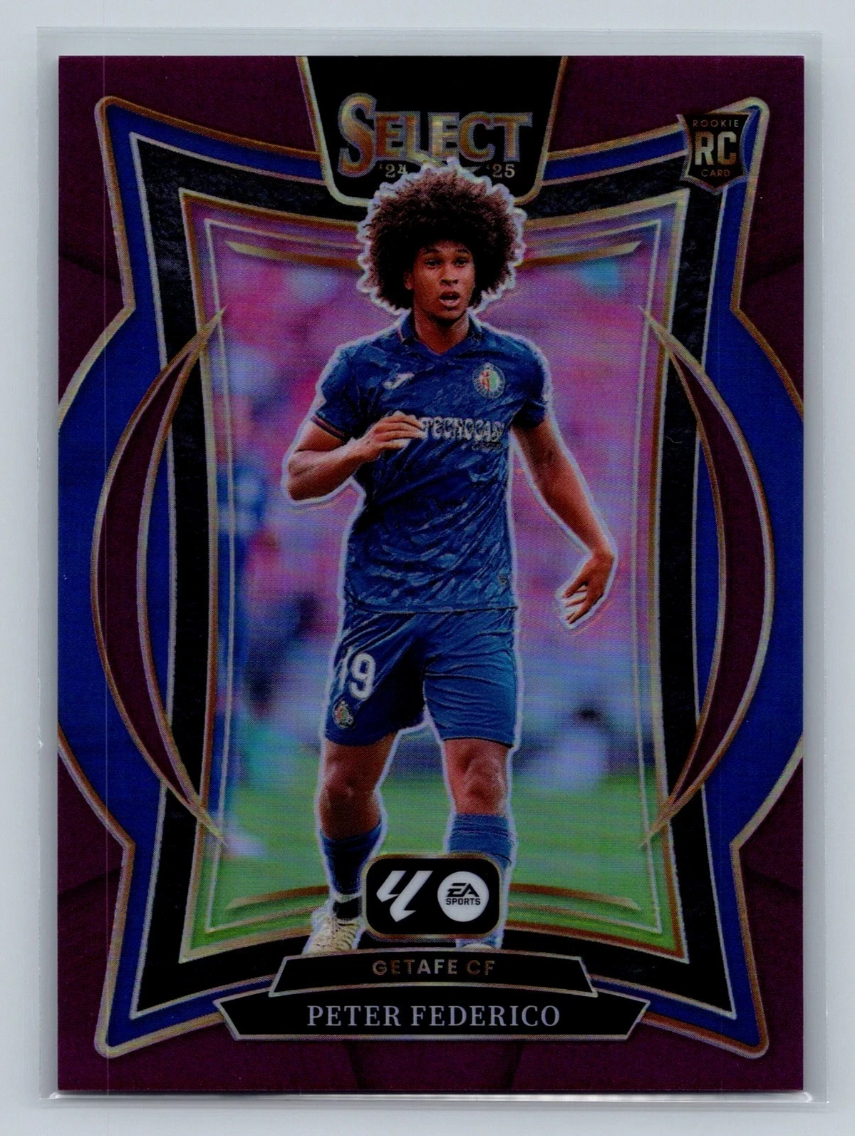 Peter Federico 2024-25 Panini Select La Liga Terrace Purple Prizm RC /99 #44