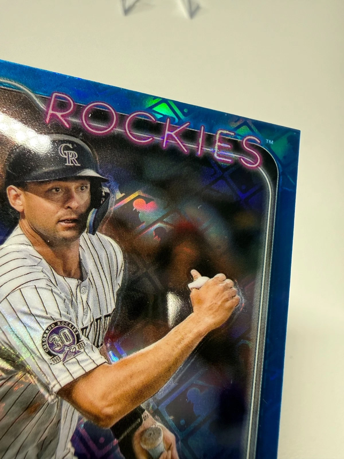 Coco Montes 2024 Topps Chrome Blue Logofractor RC /150 #182 Rockies