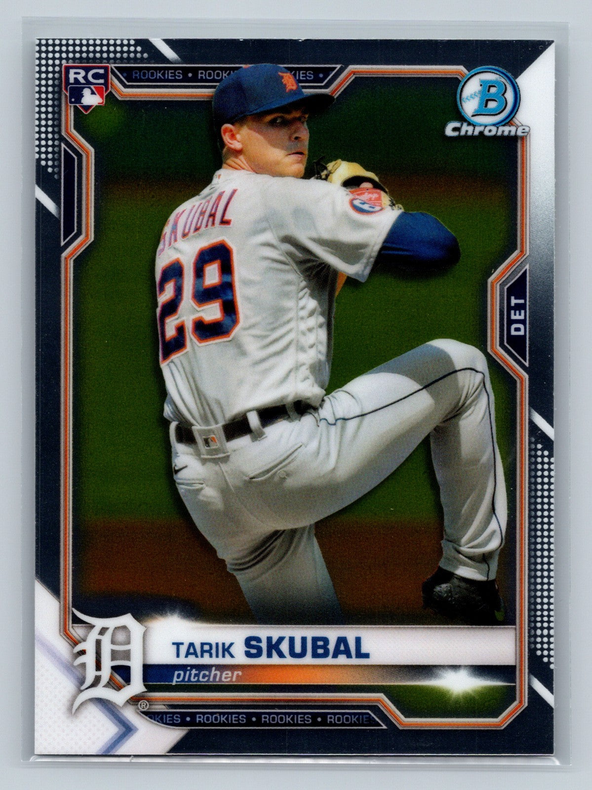 Tarik Skubal 2021 Bowman Chrome RC #28 Tigers