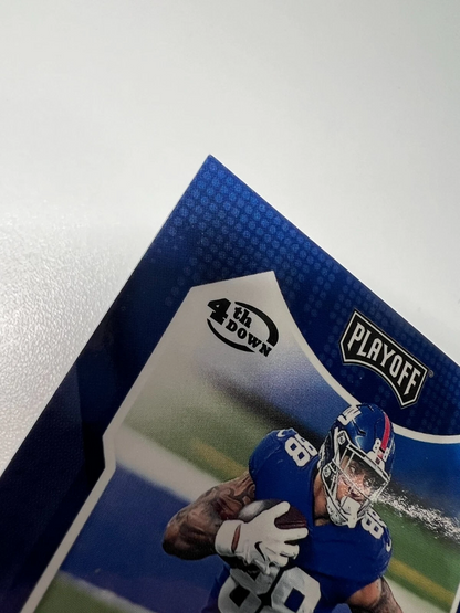 Evan Engram 2021 Panini Playoff 4th Down /25 #110 Giants