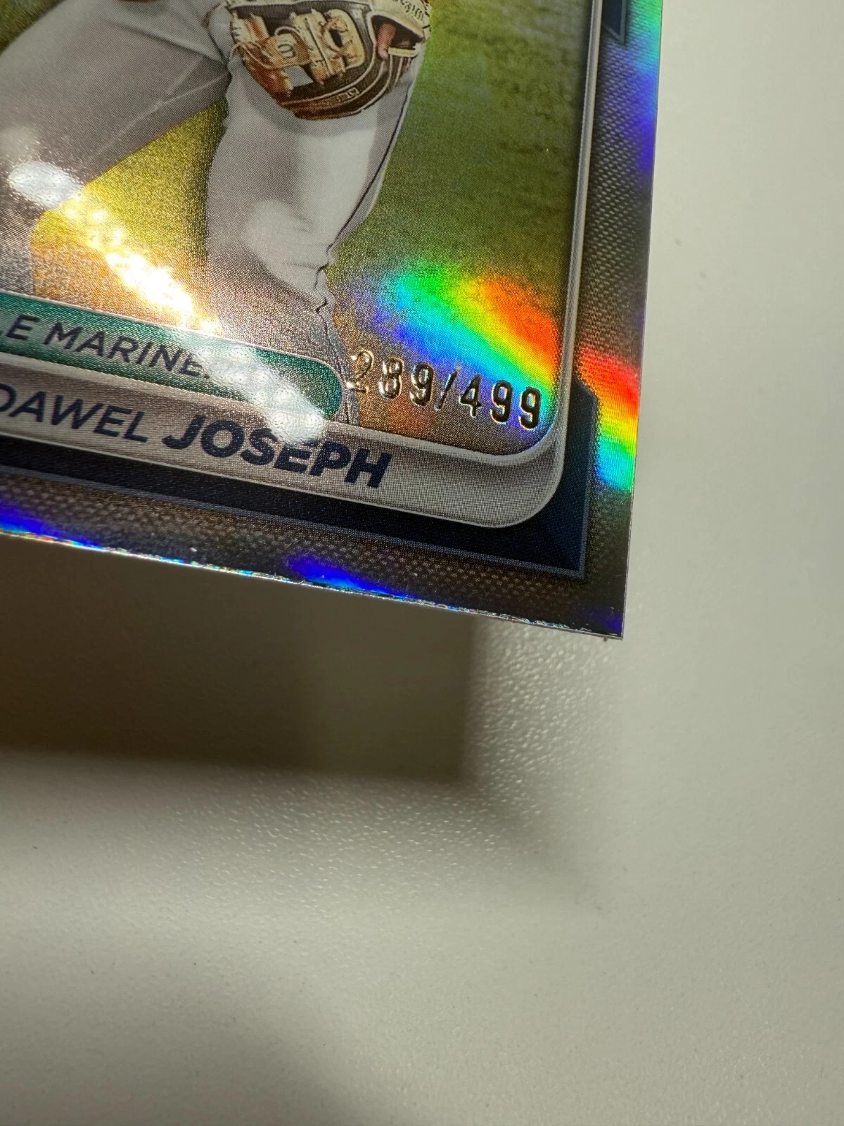 Dawel Joseph 2024 Bowman Chrome 1st Refractor /499 #BCP-176 Mariners