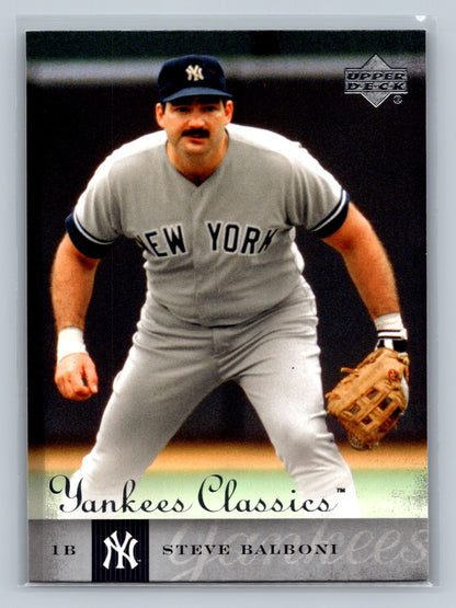 Steve Balboni 2004 Upper Deck Yankees Classics #61