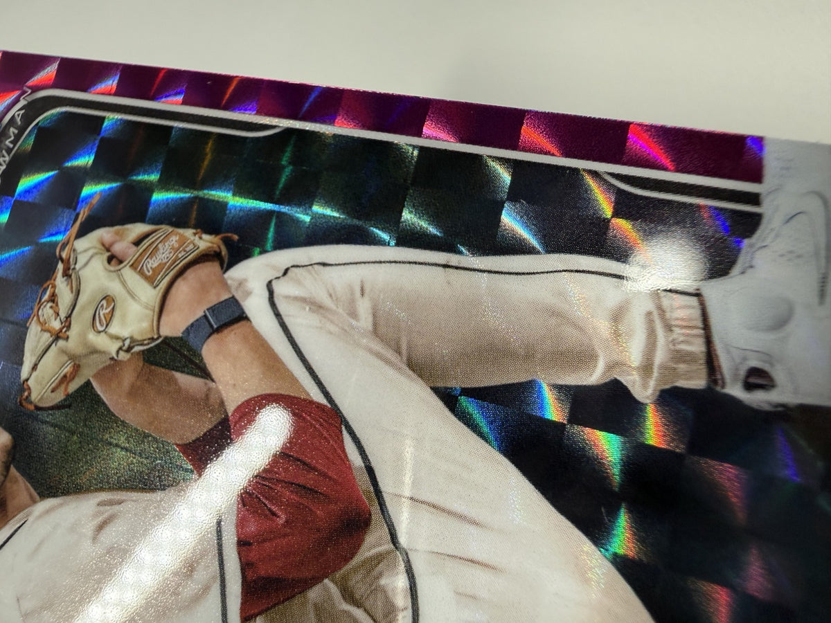 Spencer Giesting 2025 Bowman Chrome 1st Fuchsia Geometric Refractor /299