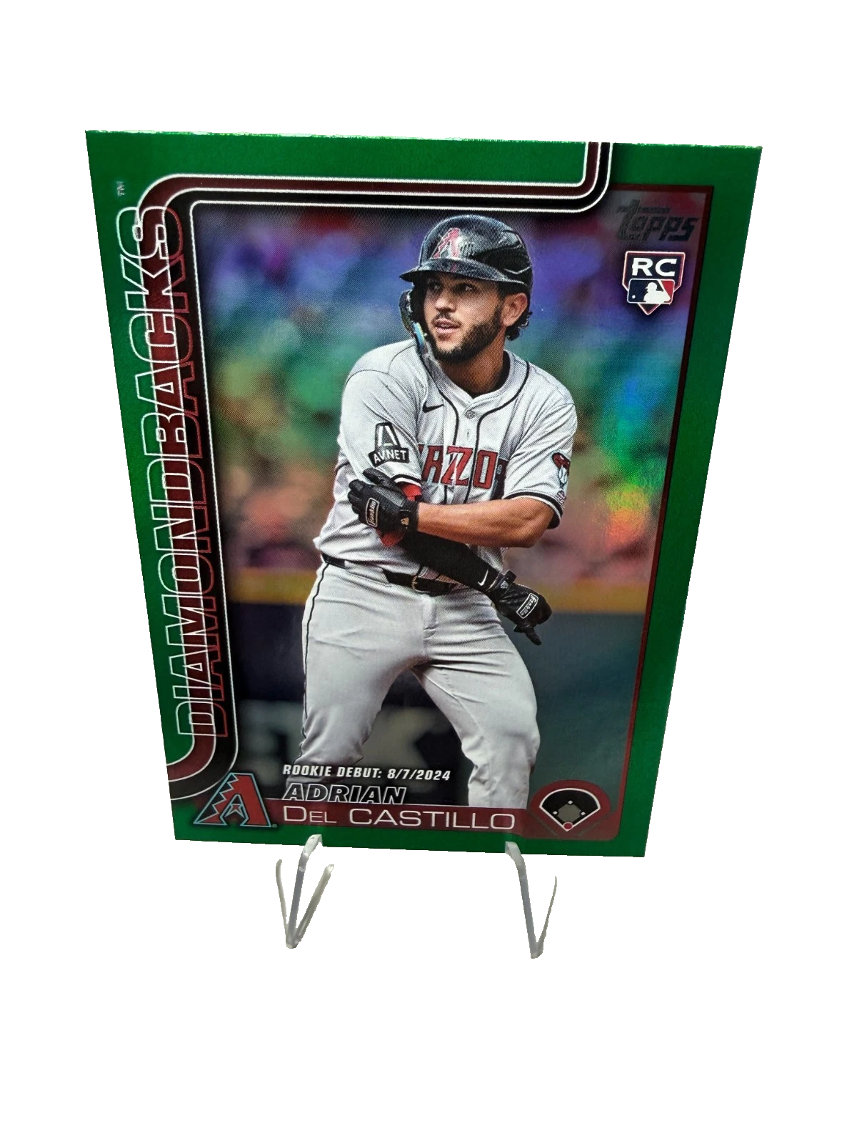Adrian Del Castillo 2025 Topps Update Series Rookie Debut Green Foil /99 #US267