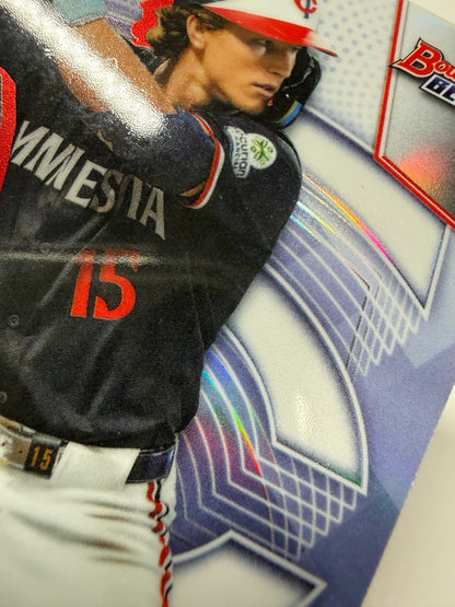 Luke Keaschall 2025 Bowman's Best Refractor RC #70 Twins