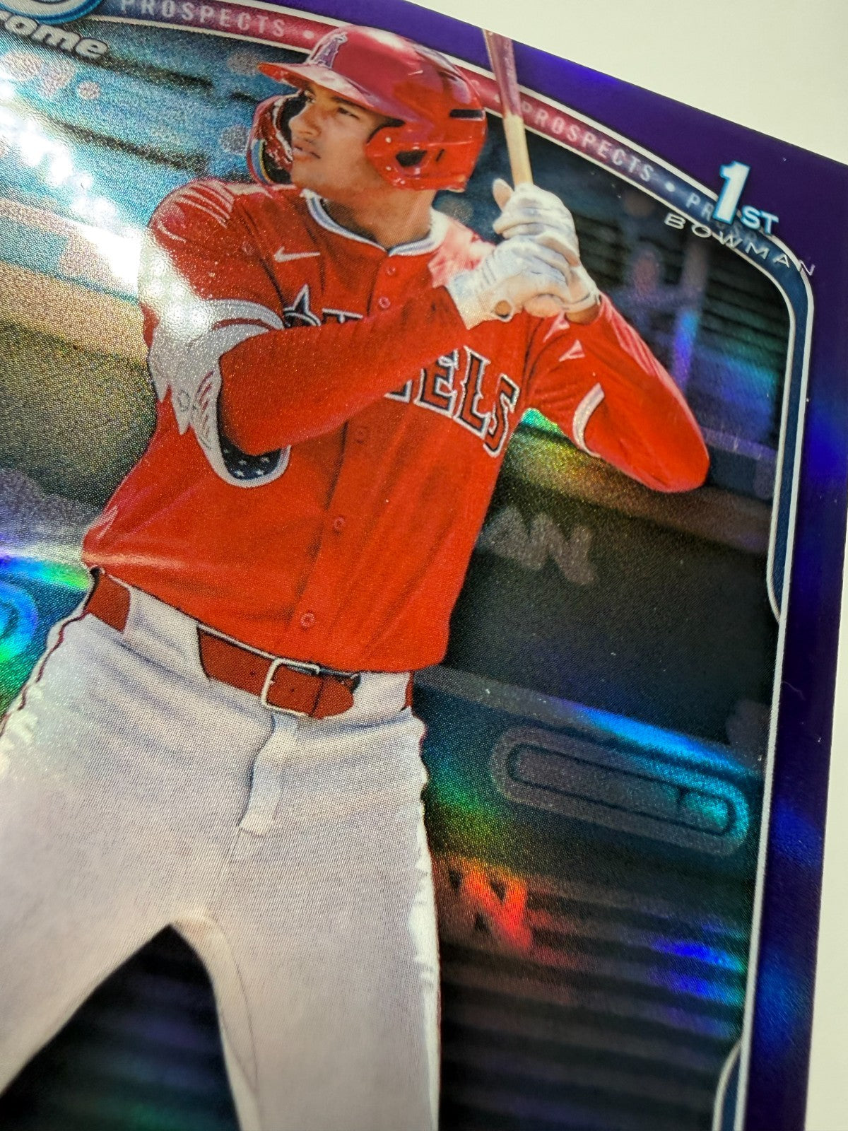 Lucas Ramirez 2025 Bowman Chrome 1st Purple Refractor /250 #BCP-135 Angels